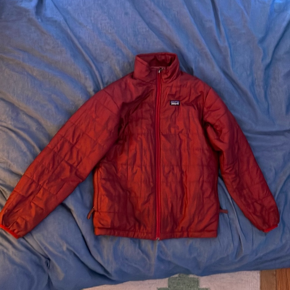 Kids red Patagonia jacket. Great condition. Kids size large/12